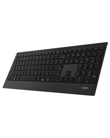 icecat_Rapoo 9500M tastiera RF Wireless QWERTZ Tedesco Nero