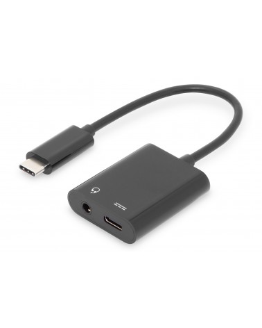 icecat_Digitus USB Type-C™ Adapter   Konverter, Type-C™ auf USB Type-C™ + 3.5mm Klinke