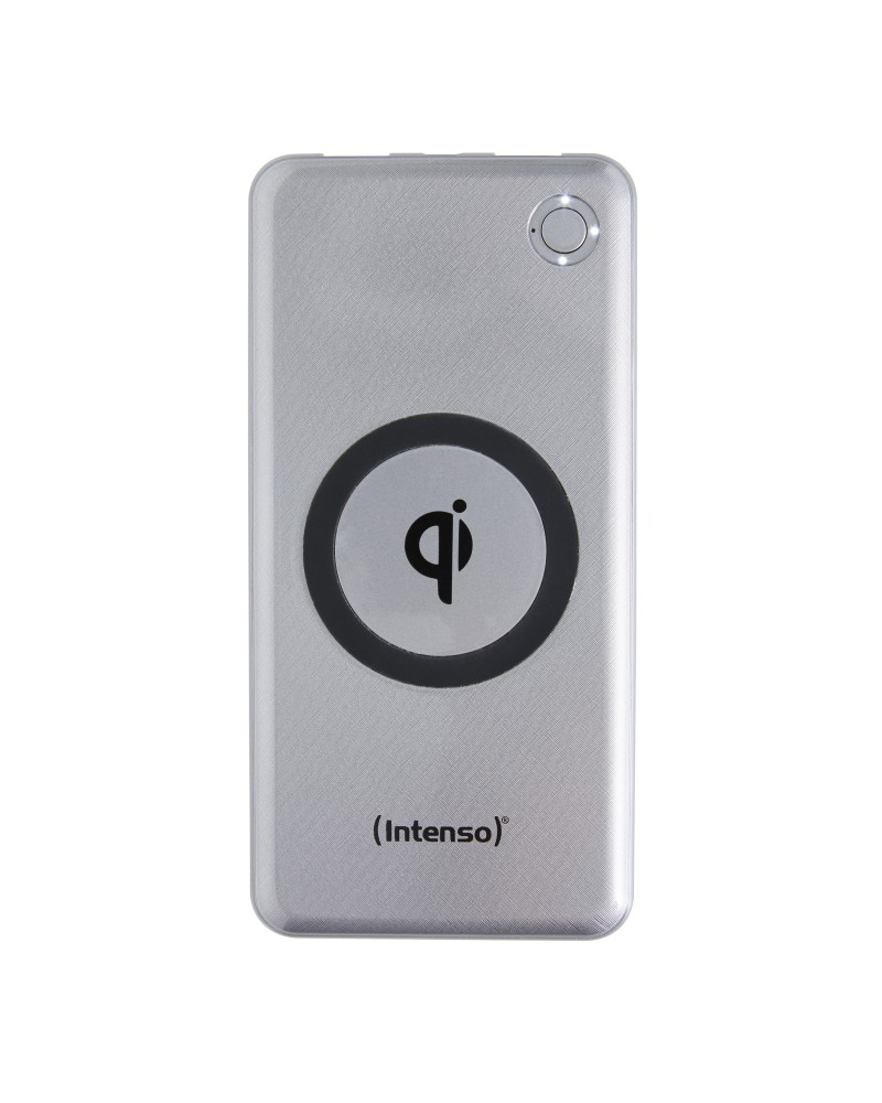 icecat_Intenso WPD10000 batería externa Polímero de litio 10000 mAh Cargador inalámbrico Plata