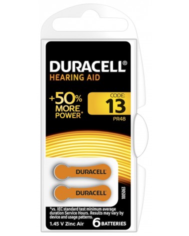 icecat_Duracell Hearing Aid 13 Baterie na jedno použití Zinek-vzduch