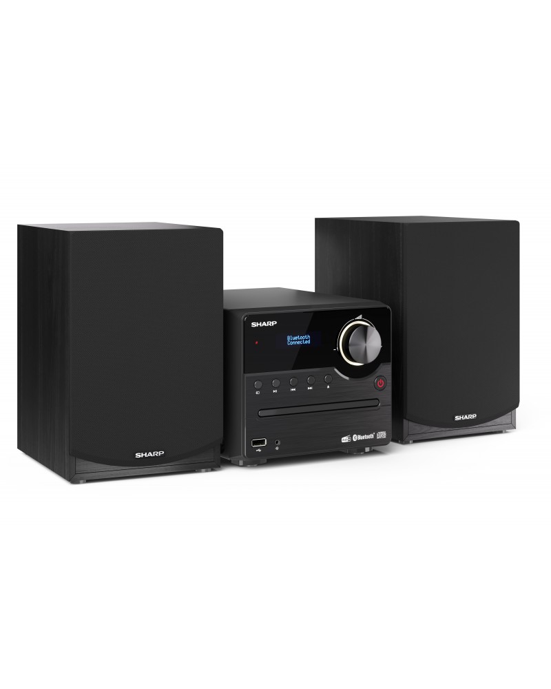 icecat_Sharp XL-B517D Domácí mikro audio systém 45 W Černá