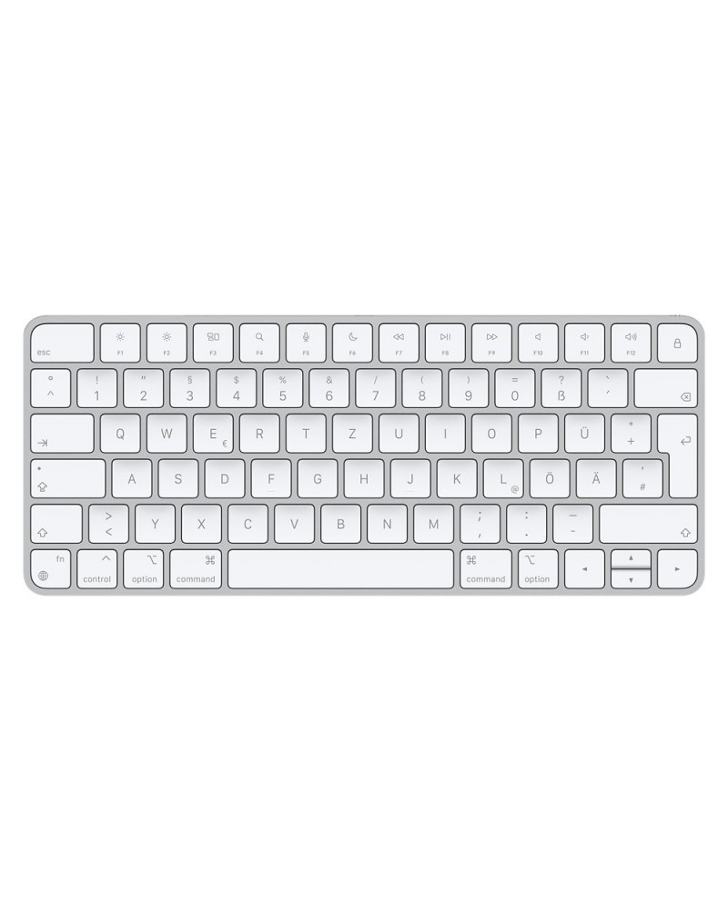 icecat_Apple Magic Keyboard Tastatur Bluetooth QWERTZ Deutsch Silber, Weiß