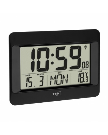 icecat_TFA-Dostmann 60.4519.01 alarm clock Digital alarm clock Black