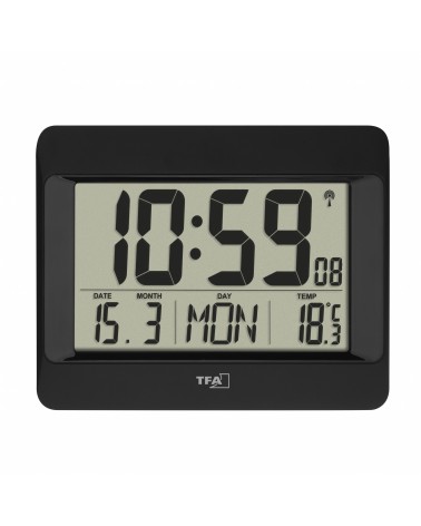 icecat_TFA-Dostmann 60.4519.01 alarm clock Digital alarm clock Black