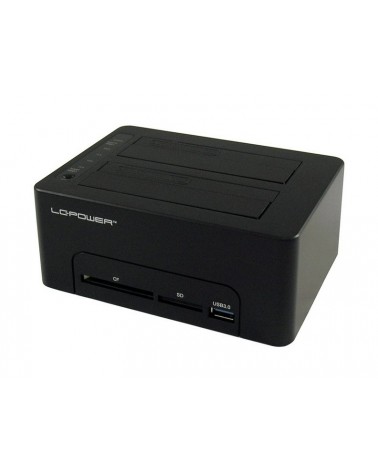 icecat_LC-Power LC-DOCK-U3-CR Station d'accueil de disques de stockage USB 3.2 Gen 1 (3.1 Gen 1) Type-A Noir