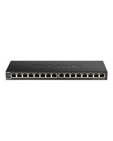 icecat_D-Link DGS-1016S síťový přepínač Nespravované Gigabit Ethernet (10 100 1000) Černá