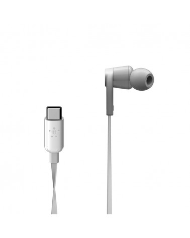 icecat_Belkin ROCKSTAR Headphones Wired In-ear Calls Music USB Type-C White