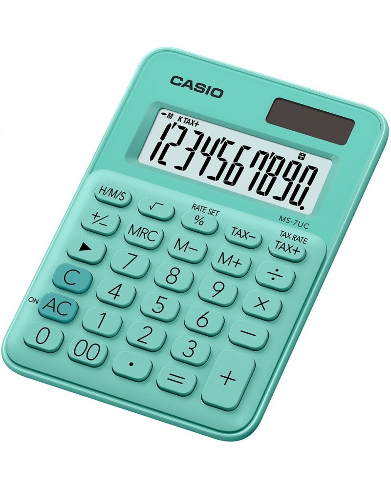 icecat_Casio MS-7UC calculadora Escritorio Pantalla de calculadora Verde