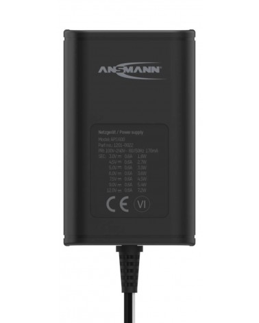 icecat_Ansmann APS 600 power supply unit 7.2 W Black