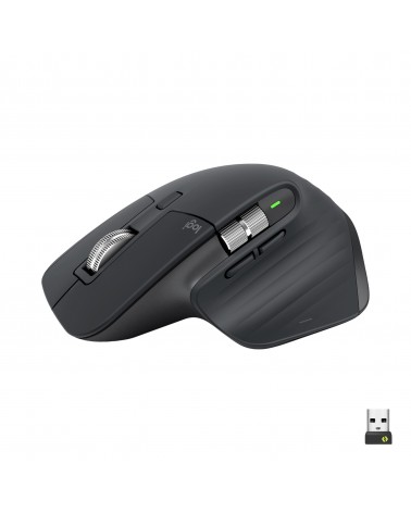 icecat_Logitech MX Master 3S mouse Mano destra Wireless a RF + Bluetooth Ottico 8000 DPI