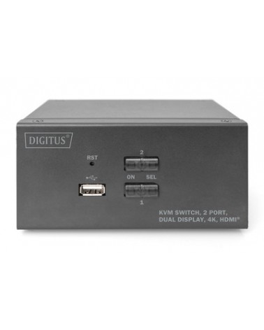 icecat_Digitus KVM-Switch, 2-Port, Dual-Display, 4K, HDMI®