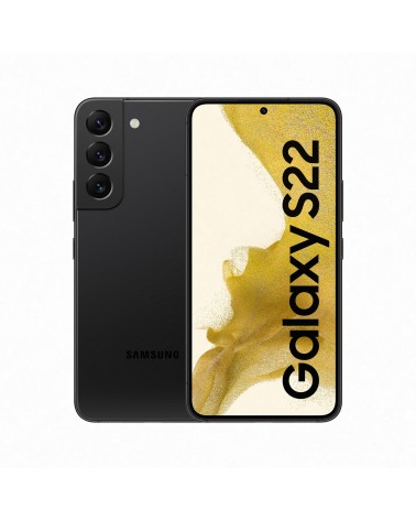 icecat_Samsung Galaxy S22 SM-S901B 15,5 cm (6.1") Doppia SIM Android 12 5G USB tipo-C 8 GB 128 GB 3700 mAh Nero