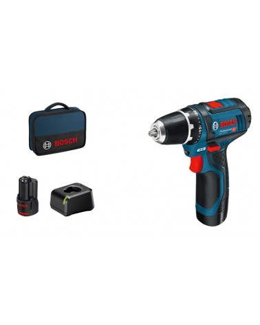 icecat_Bosch Akku-Bohrschrauber 12 V Li-Ion 1300 RPM Black, Blue, Red