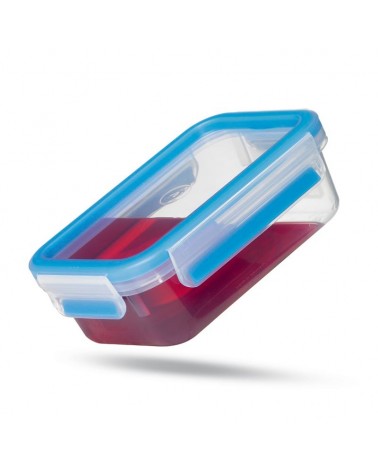 icecat_EMSA 508567 skaldovací nádoba na potraviny Obdélníkový Krabice Modrá, Průsvitné 3 kusů