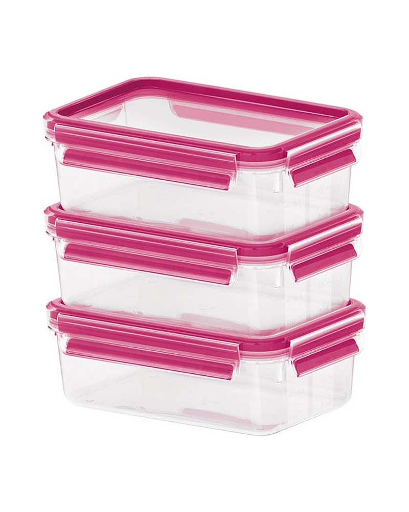 icecat_EMSA CLIP & CLOSE Rectangular Caja 0,55 L Rosa, Transparente 3 pieza(s)