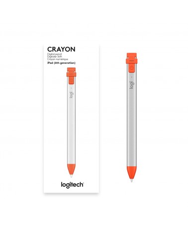 icecat_Logitech Crayon Eingabestift 20 g Orange, Silber