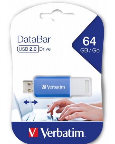 icecat_Verbatim V DataBar lecteur USB flash 64 Go USB Type-A 2.0 Bleu