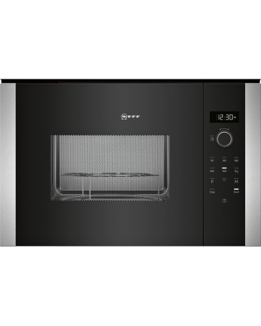 icecat_Neff HLAGD53N0 microwave Built-in Combination microwave 25 L 1450 W Black, Stainless steel