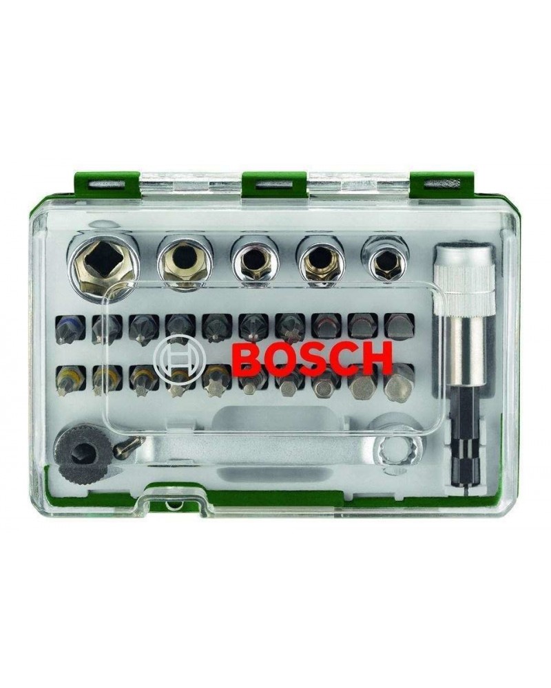 icecat_Bosch Rainbow Pro 27 bit + ratchet punta de destornillador 27 pieza(s)