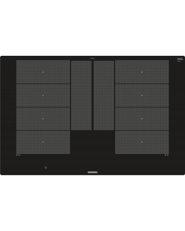icecat_Siemens EX801LYC1E plaque Noir Intégré (placement) Plaque avec zone à induction 4 zone(s)