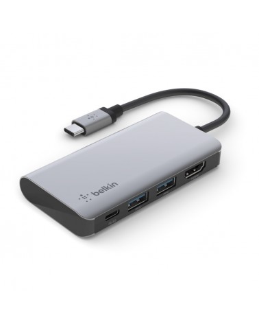 icecat_Belkin AVC006btSGY USB 3.2 Gen 1 (3.1 Gen 1) Type-C 5000 Mbit s Stříbrná