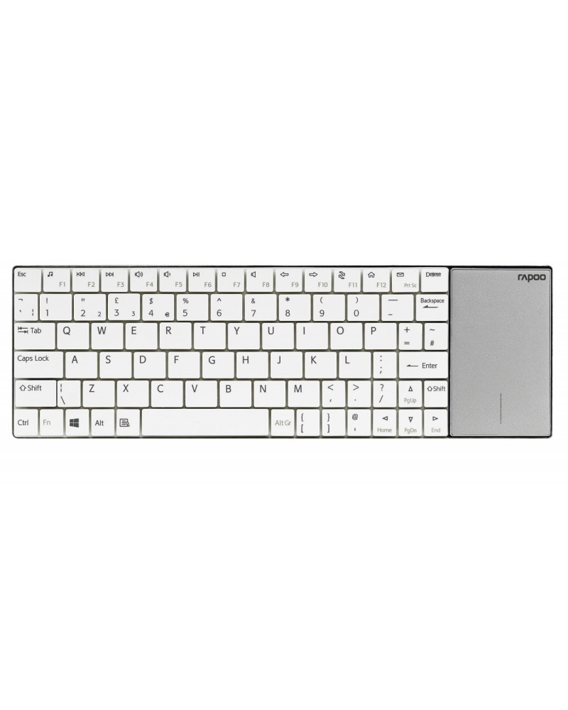 icecat_Rapoo E2710 teclado RF inalámbrico QWERTZ Alemán Blanco