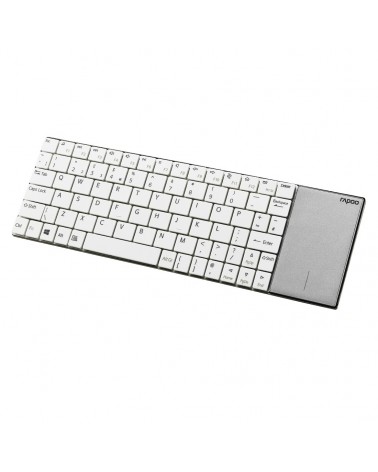 icecat_Rapoo E2710 teclado RF inalámbrico QWERTZ Alemán Blanco