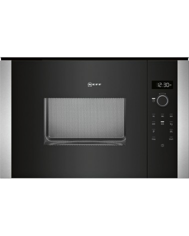 icecat_Neff HLAWD23N0 microwave Built-in Solo microwave 20 L 800 W Black, Stainless steel