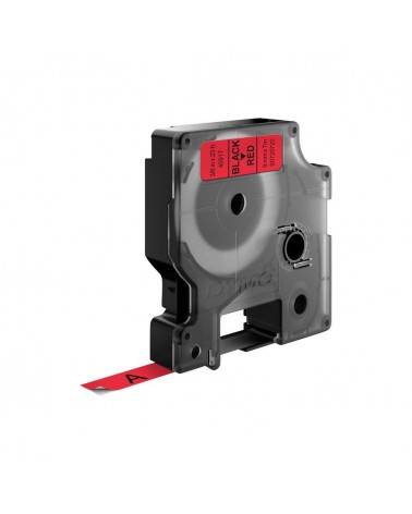 icecat_DYMO D1 Standard - Black on Red - 9mm páska pro tvorbu štítků Černá na červené