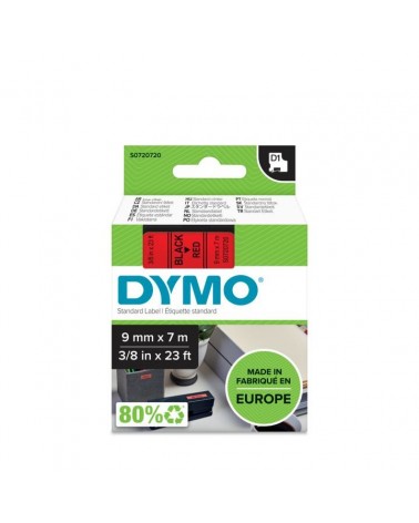 icecat_DYMO D1 - Standard Etichette - Nero su rosso - 9mm x 7m