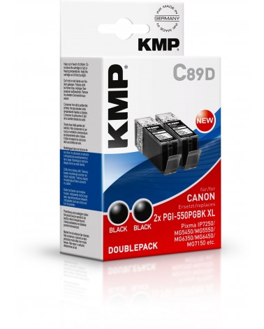 icecat_KMP C89D ink cartridge 2 pc(s) Black
