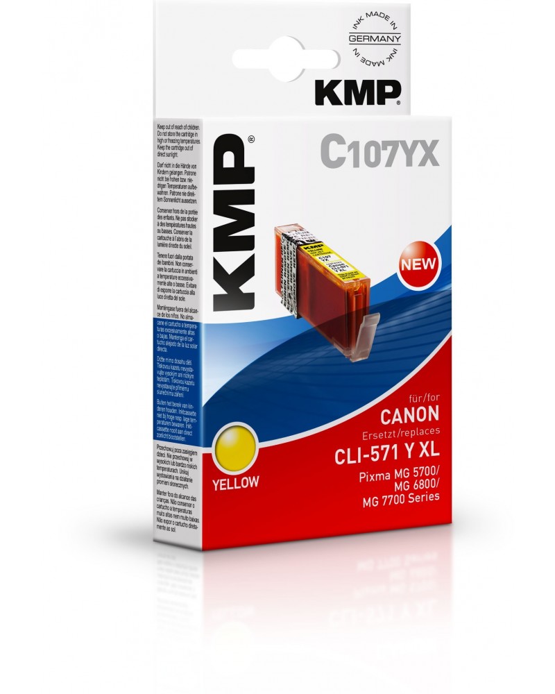 icecat_KMP C107YX ink cartridge Yellow