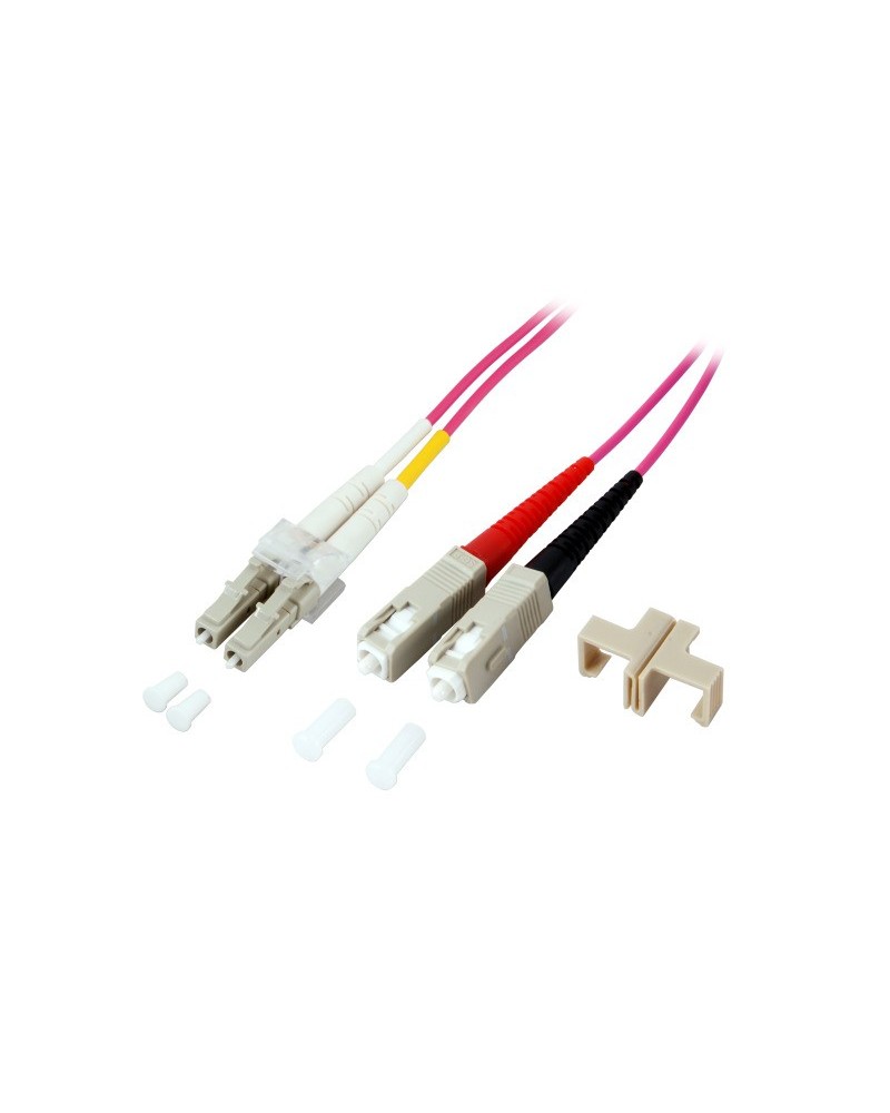 icecat_EFB Elektronik LC-SC 50 125µ Glasfaserkabel 1 m OM4 Pink