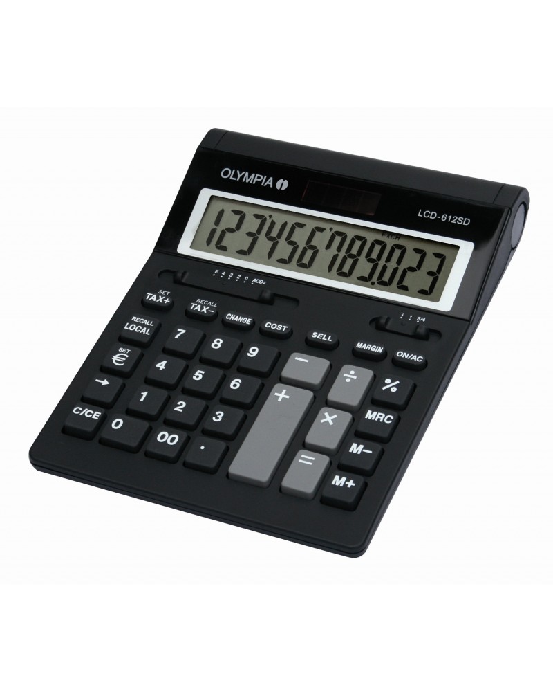 icecat_Olympia LCD 612 SD calculatrice Bureau Calculatrice basique Noir