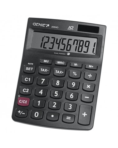 icecat_Genie 205 MD calcolatrice Desktop Calcolatrice di base Nero