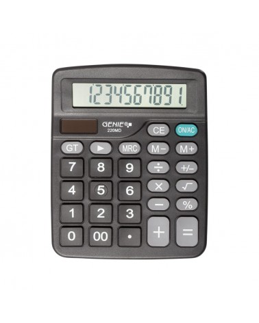 icecat_Genie 220 MD calculatrice Bureau Calculatrice basique Noir