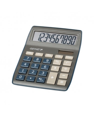 icecat_Genie 840 DB calculadora Escritorio Pantalla de calculadora Azul, Gris