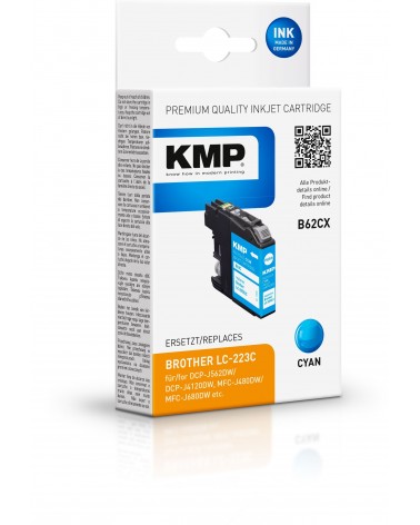 icecat_KMP B62CX inkoustová náplň 1 kusů Kompatibilní Azurová