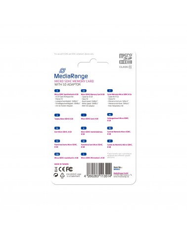 icecat_MediaRange 8GB microSDHC Class 10