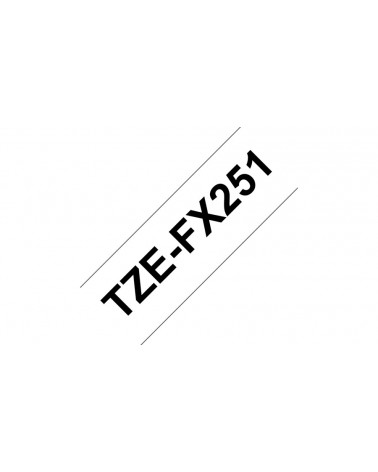 icecat_Brother TZe-FX251 páska pro tvorbu štítků Černá na bílé