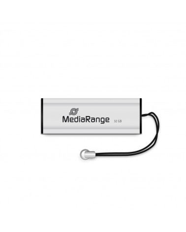 icecat_MediaRange MR916 USB-Stick 32 GB USB Typ-A 3.2 Gen 1 (3.1 Gen 1) Schwarz, Silber