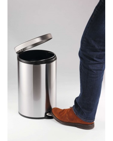 icecat_Durable Pedal bin stainless steel 5L round