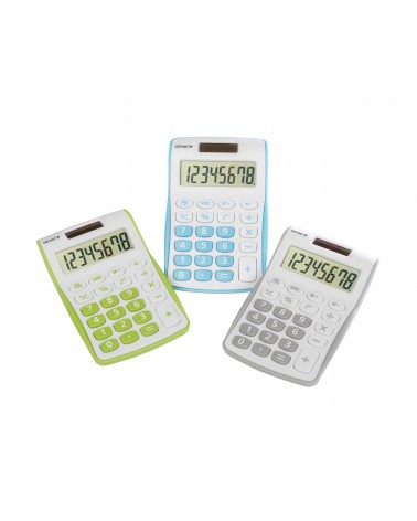 icecat_Genie 120 G calcolatrice Tasca Calcolatrice con display Verde, Bianco
