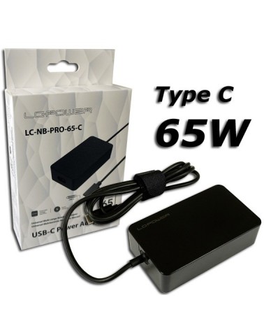 icecat_LC-Power LC-NB-PRO-65-C adaptateur de puissance & onduleur Intérieure 65 W Noir
