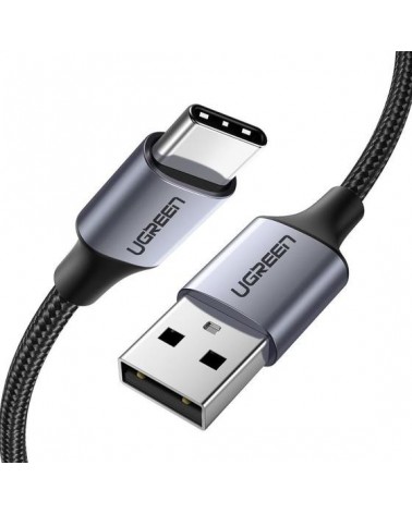 icecat_Ugreen 60126 USB Kabel 1 m USB C USB A Schwarz, Grau