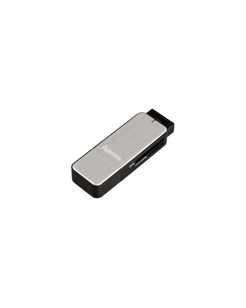 icecat_Hama 123900 lector de tarjeta USB 3.2 Gen 1 (3.1 Gen 1) Negro, Plata