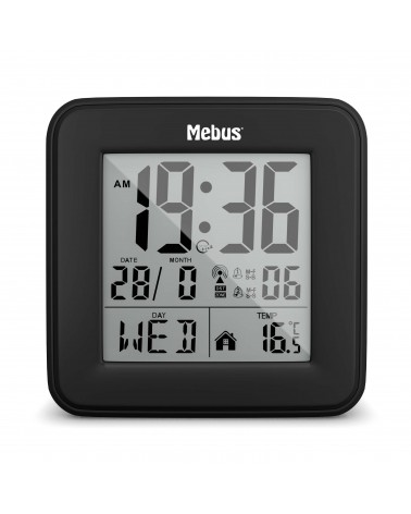icecat_Mebus 25595 alarm clock Digital alarm clock Black