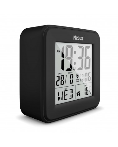 icecat_Mebus 25595 alarm clock Digital alarm clock Black