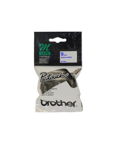 icecat_Brother M-K223 9mm Blue on White Tape cinta para impresora de etiquetas