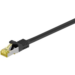 icecat_Goobay 91572 networking cable Black 0.25 m Cat7 S FTP (S-STP)